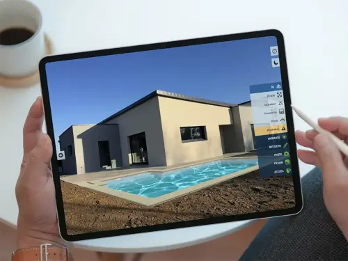 Fast 3D swimming pool simulation on iPad Fast 3D swimming pool simulation on iPad